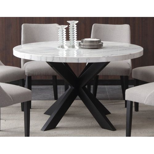 Round White Kitchen & Dining Tables You'll Love | Wayfair